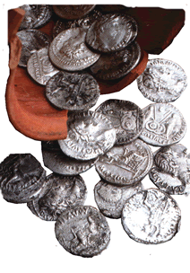 Tesorillo de denarios de plata