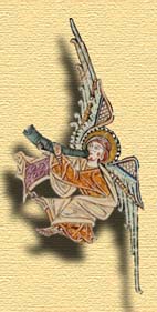 Detalle de la decoracin del f. 78 r del Beato de Silos, Biblioteca Nacional de Pars