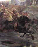 Detalle de La invasin de los brbaros, de Ulpiano Checa (1860-1916)