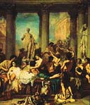 Romanos de la decadencia, de Thomas Couture (1847), Louvre, Pars.