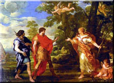Eneas se encuentra con Venus, Pietro da Cortona (1566-1669)