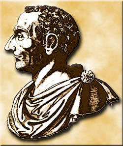 Retrato de Tito Livio en un grabado del s. XVI