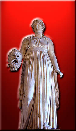 Melpomene, Musa de la tragedia, Museo del Louvre, Pars