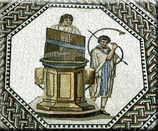 Msicos en un mosaico del s. III