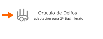 Logotipo de programa Orculo. Acceso directo al programa Orculo para 2 de Bachillerato